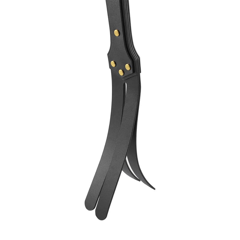 Black Fork-Shaped Spanking Paddles