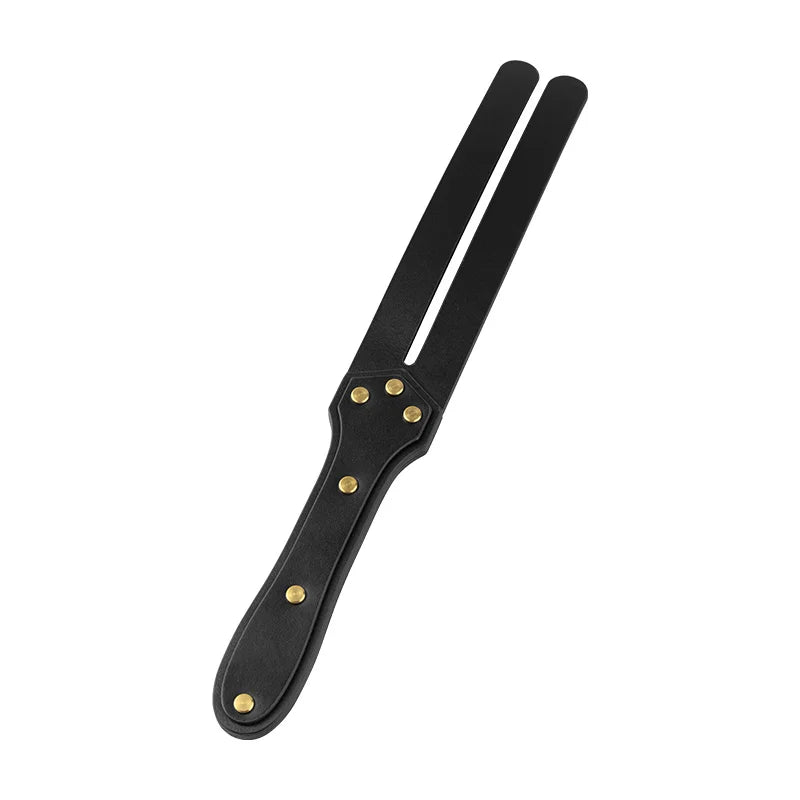 Black Fork-Shaped Spanking Paddles