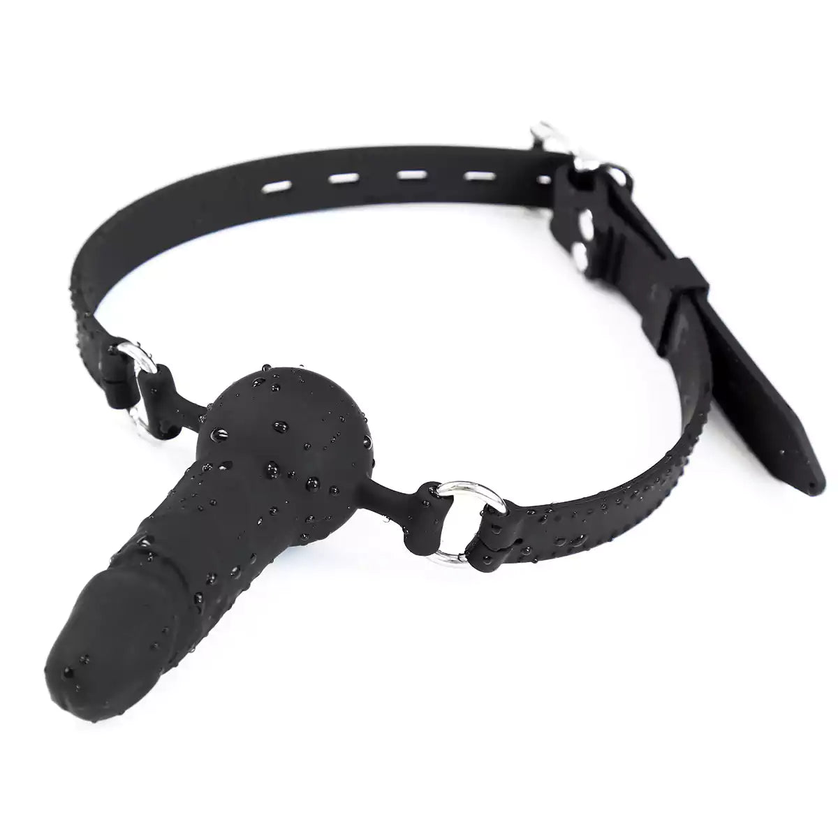 Black Phallic Ball Gag