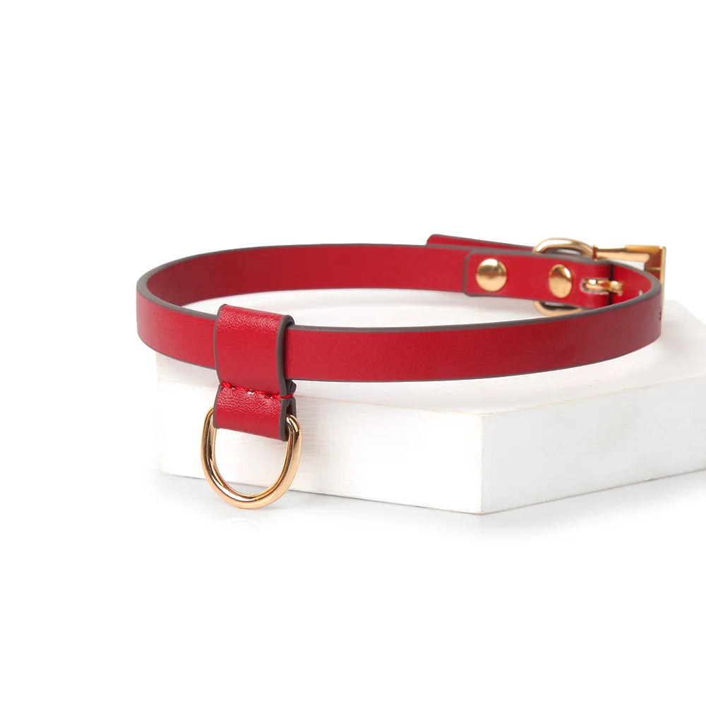 Bowtie Gem BDSM Collars for Romantic Play