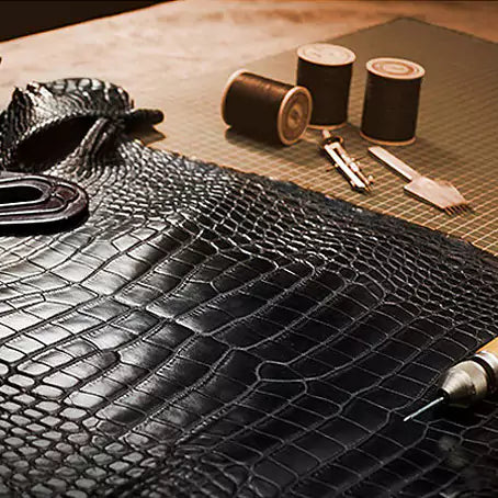 Crocodile Leather Spanking Paddle