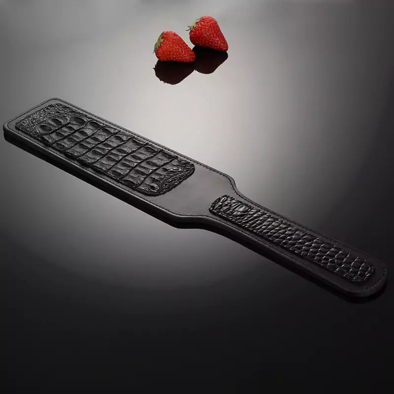 Crocodile Leather Spanking Paddle