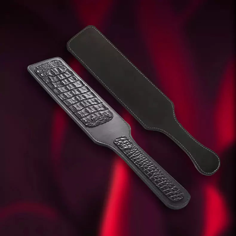 Crocodile Leather Spanking Paddle