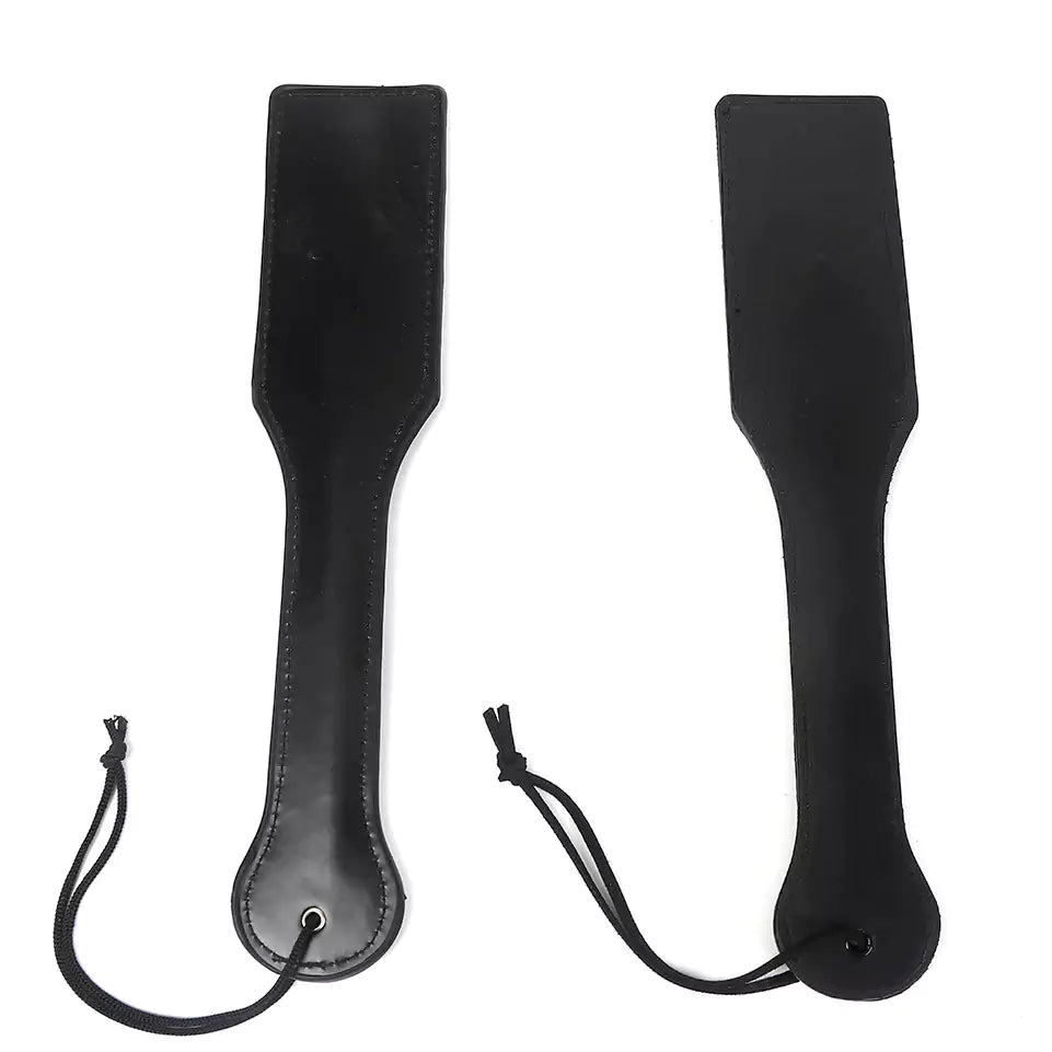 Diamond Pattern Leather Spanking Paddle