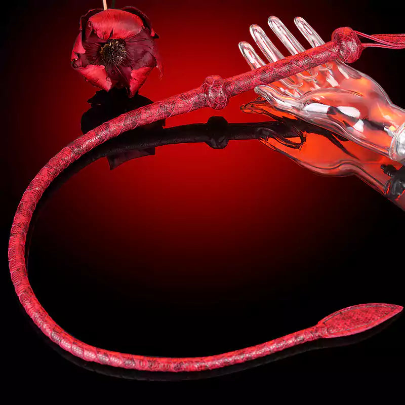 Handwoven Red Whip