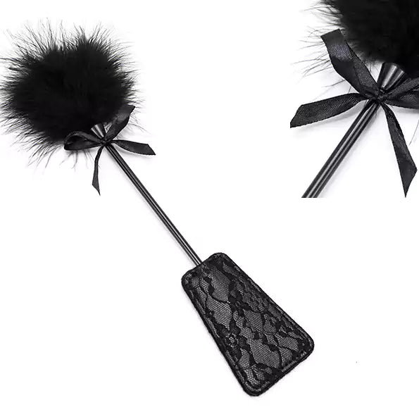 Lace Feather Square Spanking Paddle