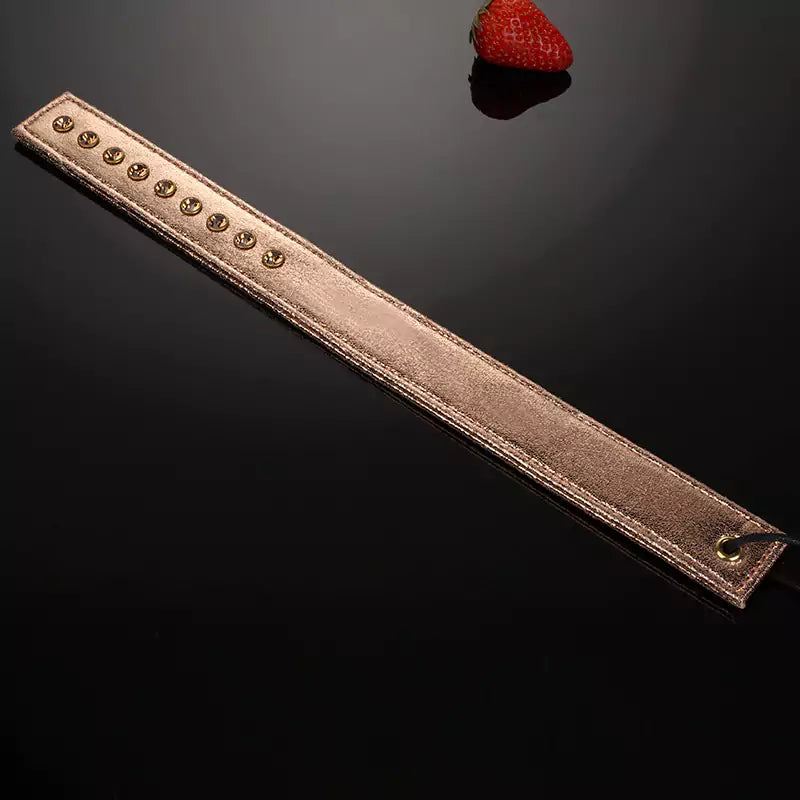 Leather Ruler Spanking Paddle