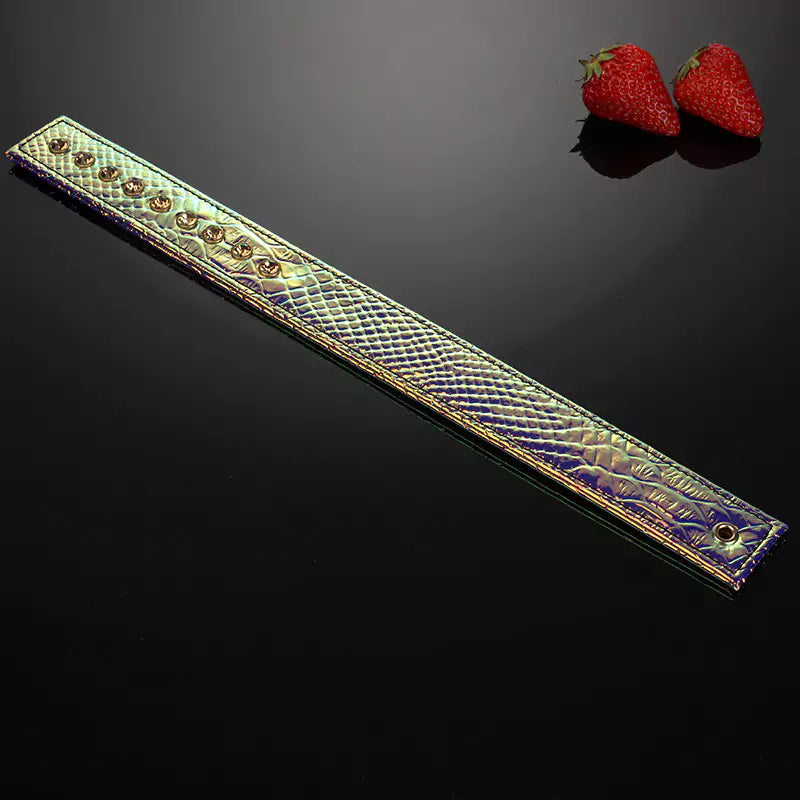Leather Ruler Spanking Paddle