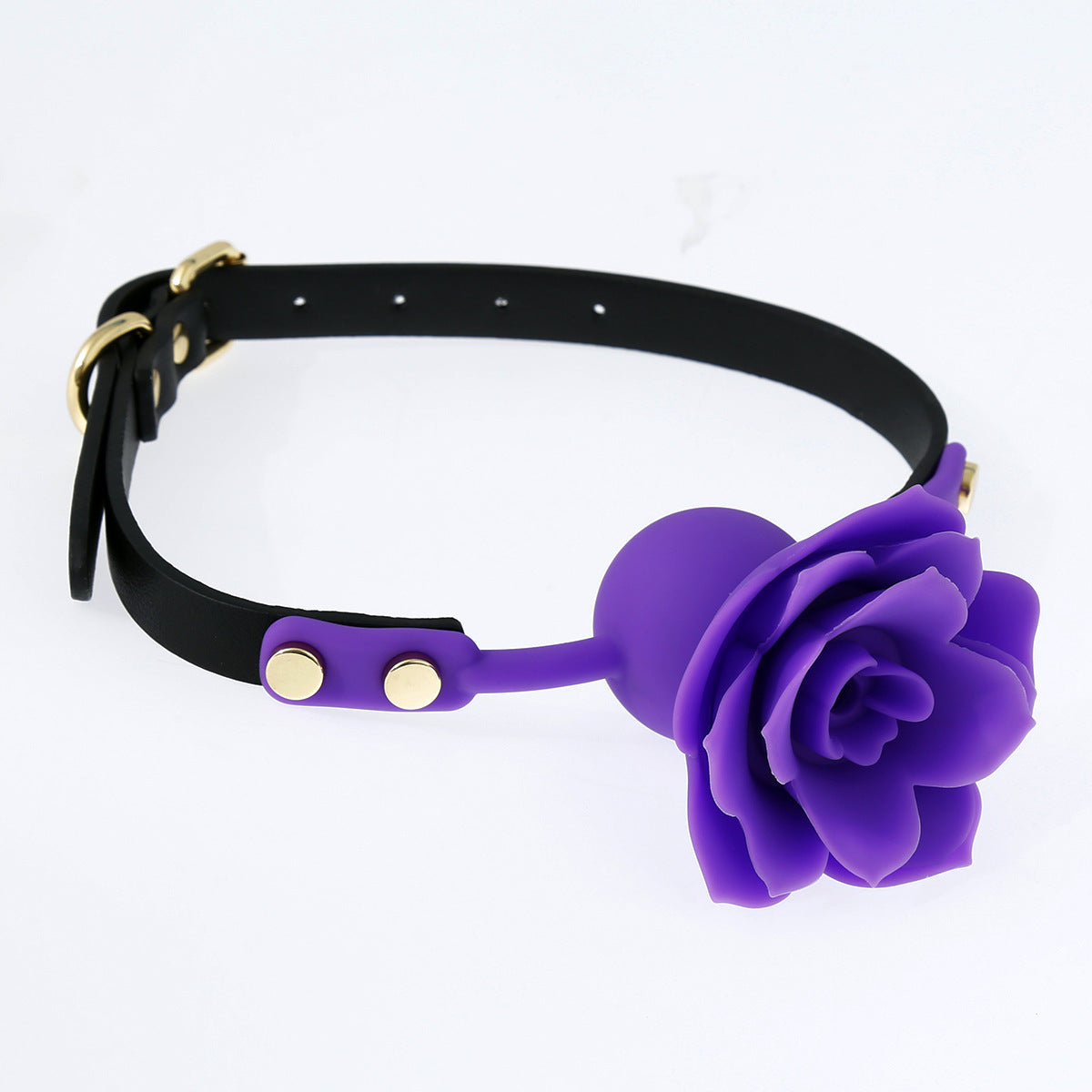 Multicolor Rose Shaped BDSM Ball Gags