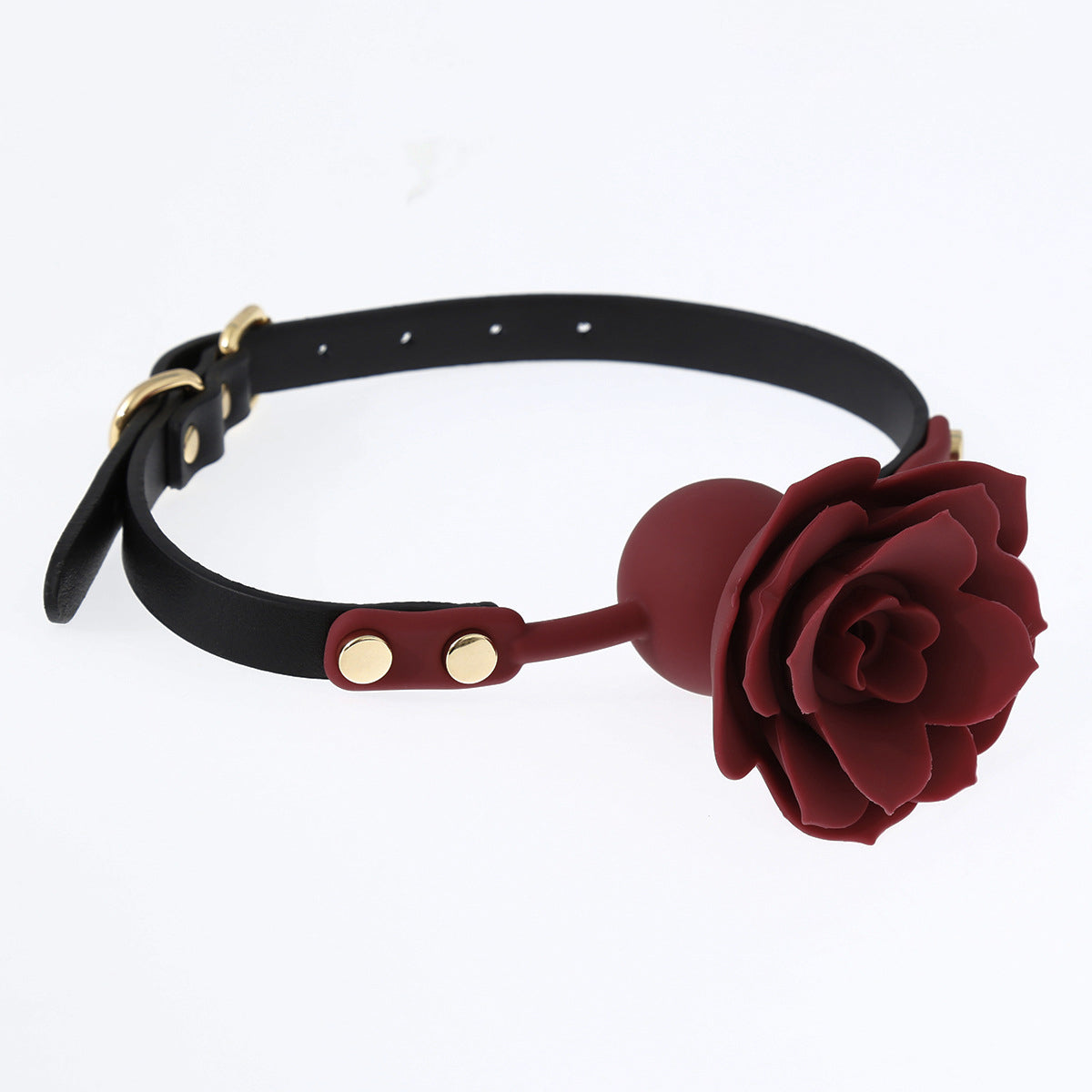 Multicolor Rose Shaped BDSM Ball Gags