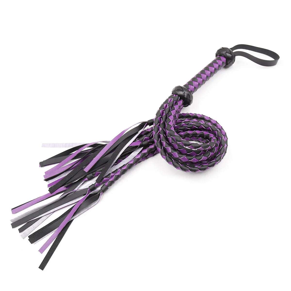 Multiple Braided Leather BDSM Floggers