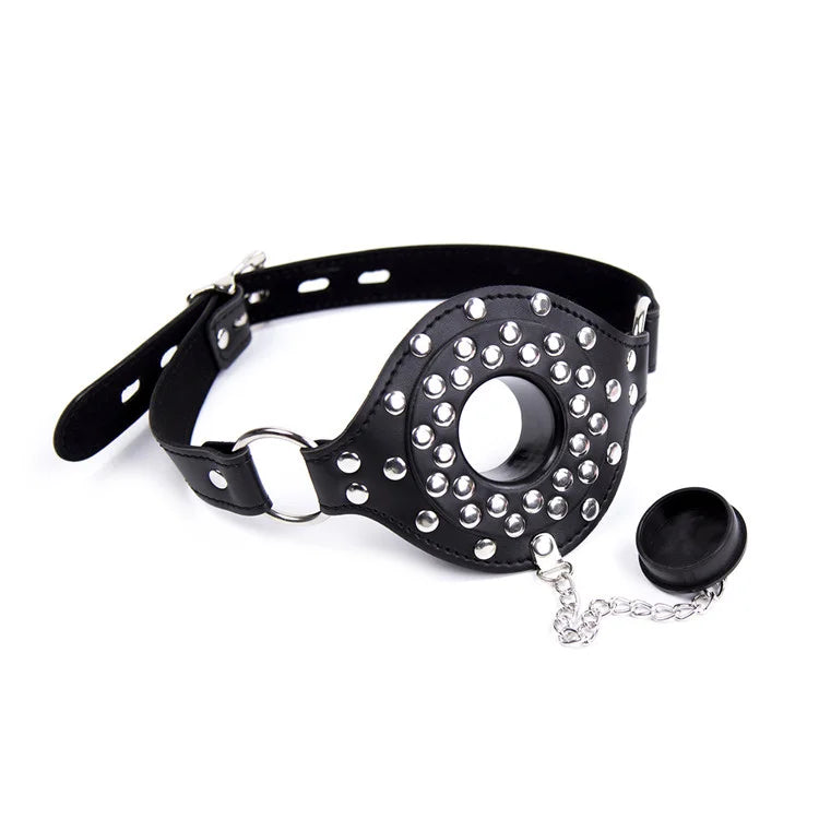 Pet Play Muzzle with BDSM Ball Gags
