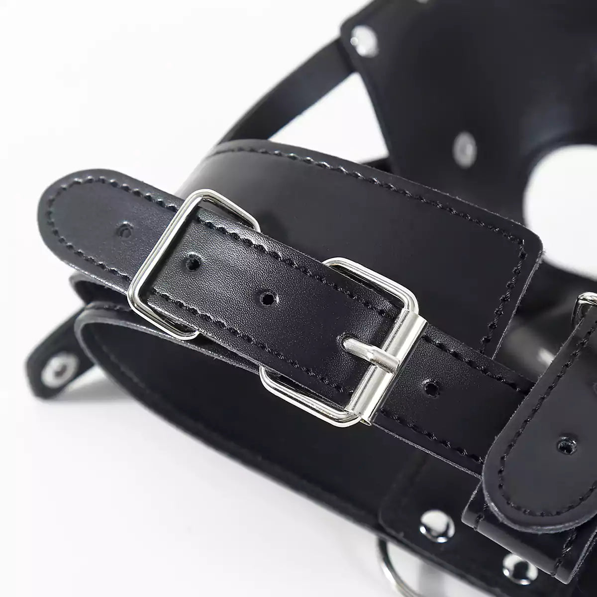Phallic Ball Gag Hooded