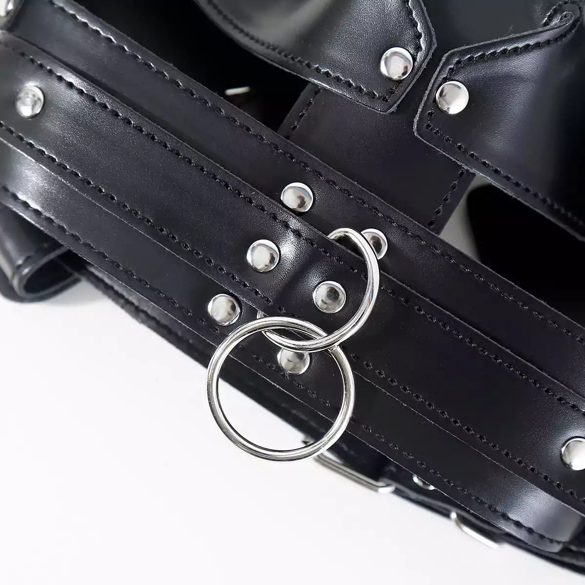 Phallic Ball Gag Hooded