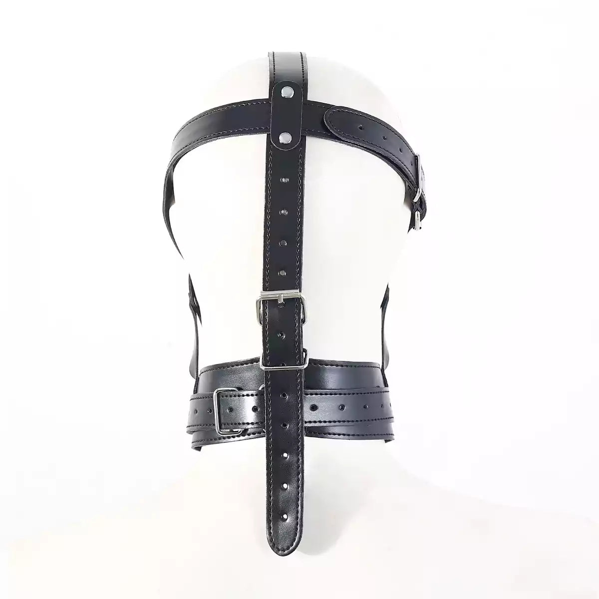Phallic Ball Gag Hooded
