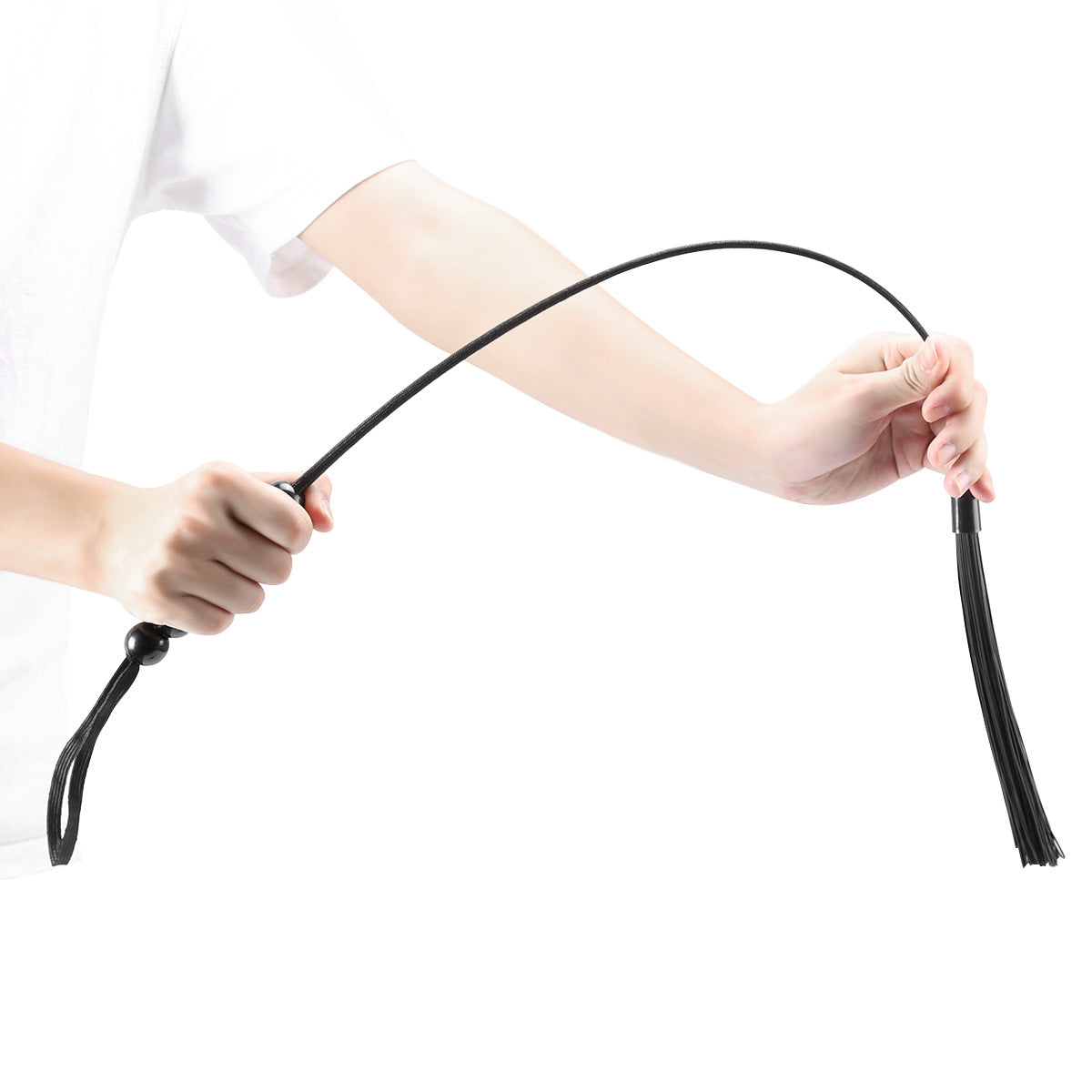 PVC Whip with Beaded Handle-Spanking Paddles