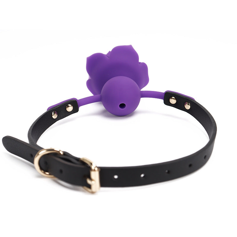Rose Shaped Modern BDSM Ball Gags