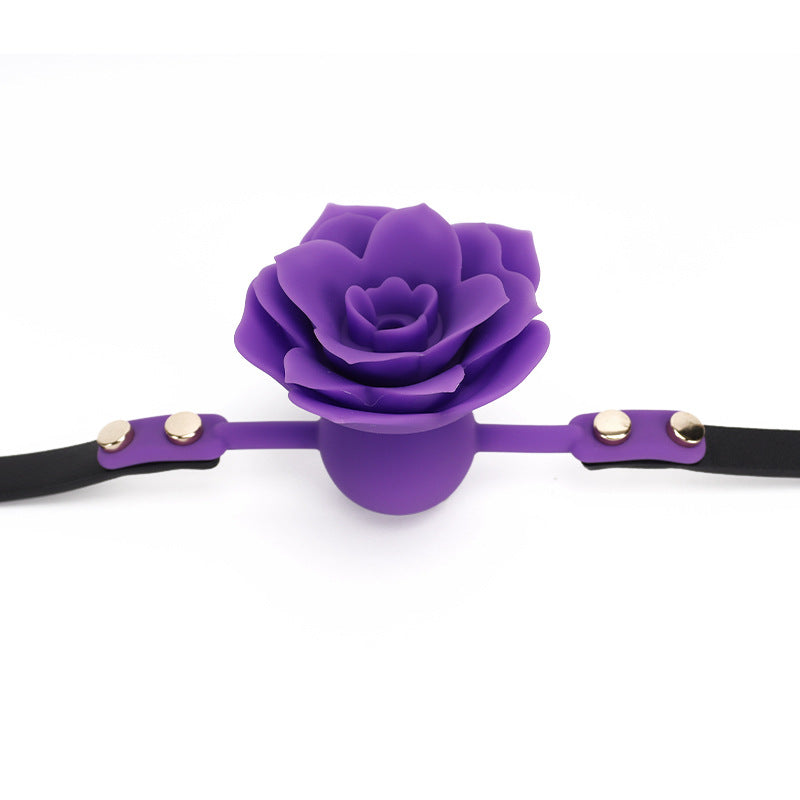 Rose Shaped Modern BDSM Ball Gags