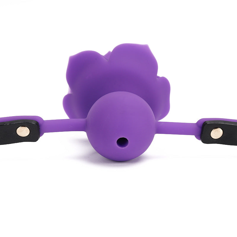 Rose Shaped Modern BDSM Ball Gags