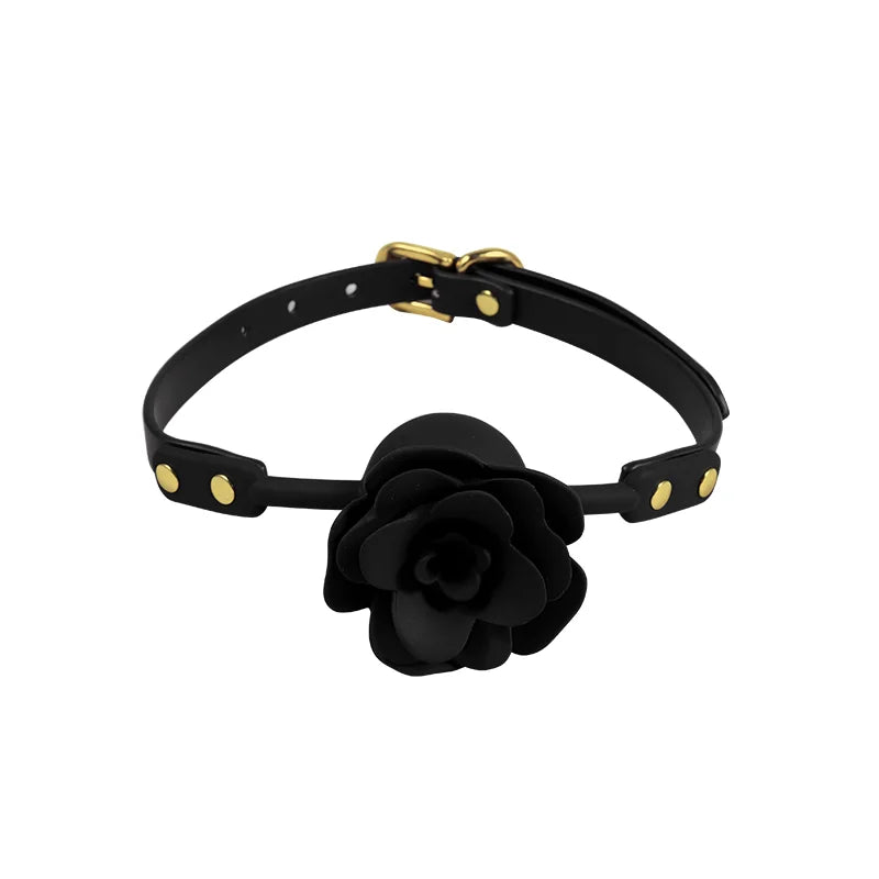 Silicone Rose BDSM Ball Gags