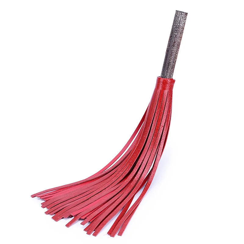 Solid Wood Handle BDSM Floggers