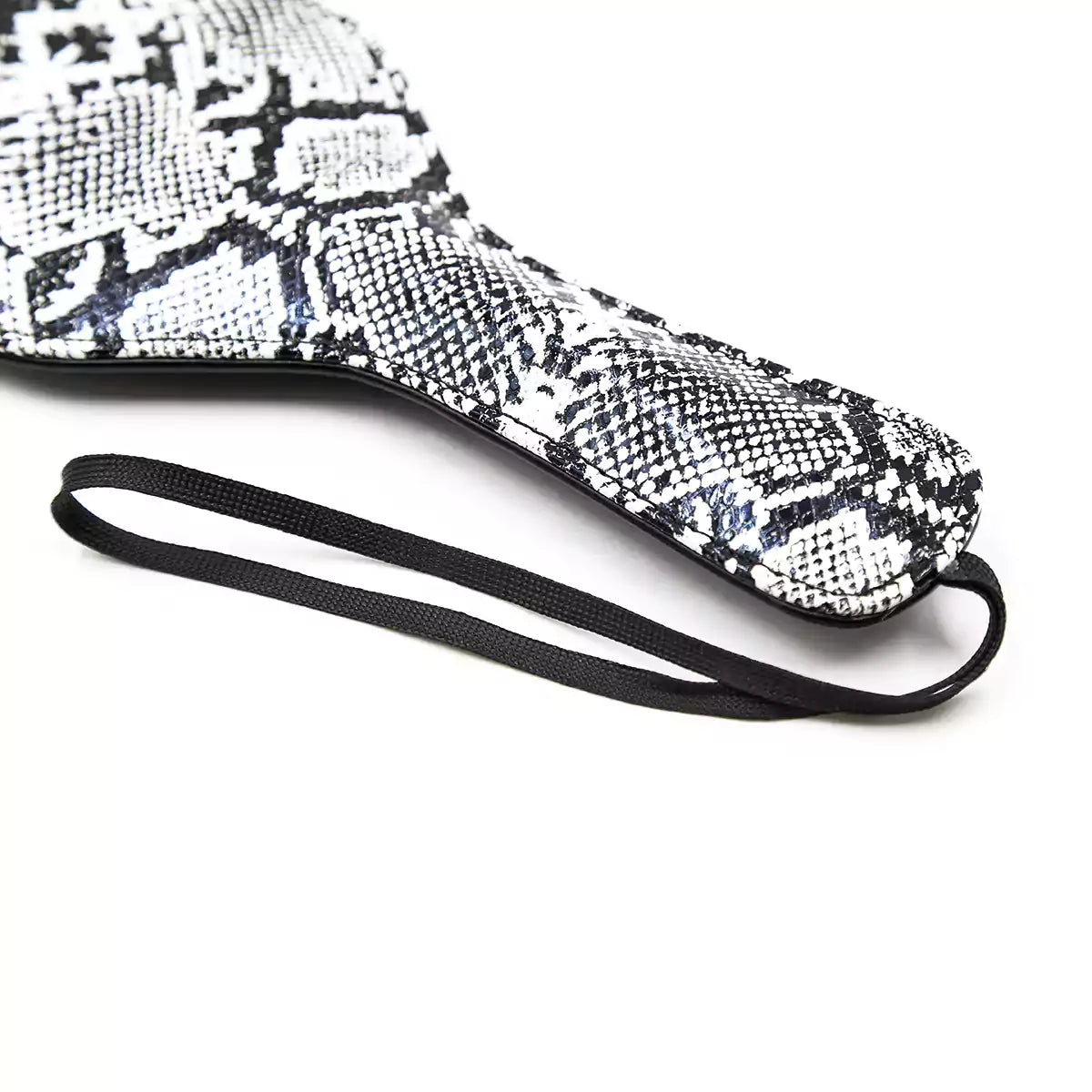Snake Pattern Leather BDSM Paddle