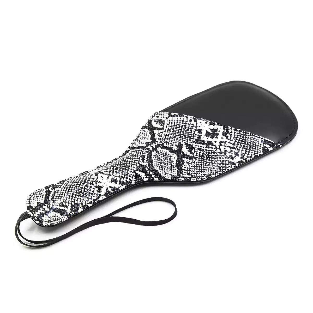 Snake Pattern Leather BDSM Paddle