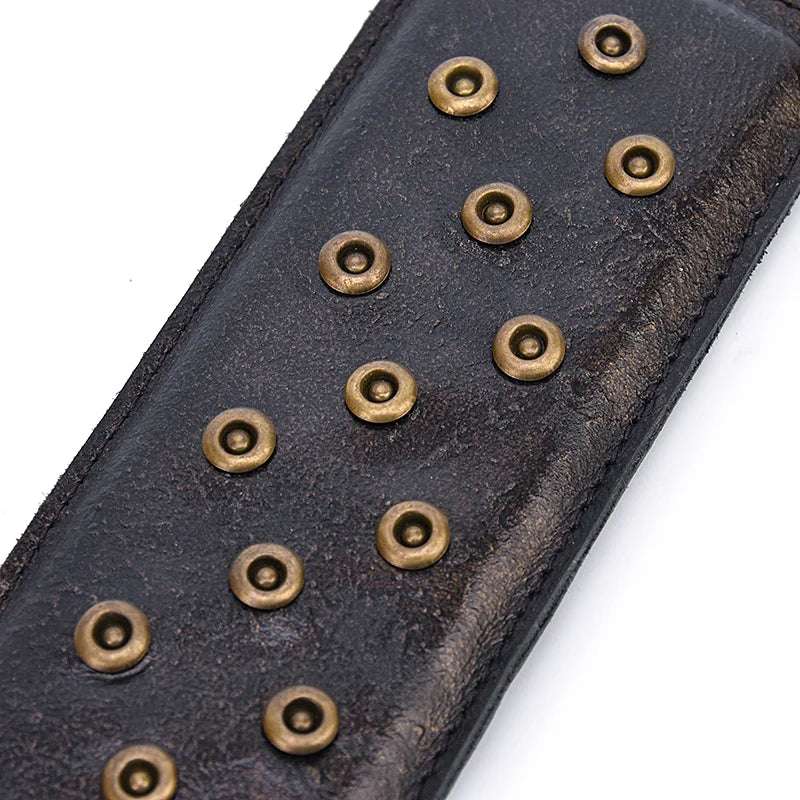 Vintage Leather Spanking Paddle for BDSM Toys