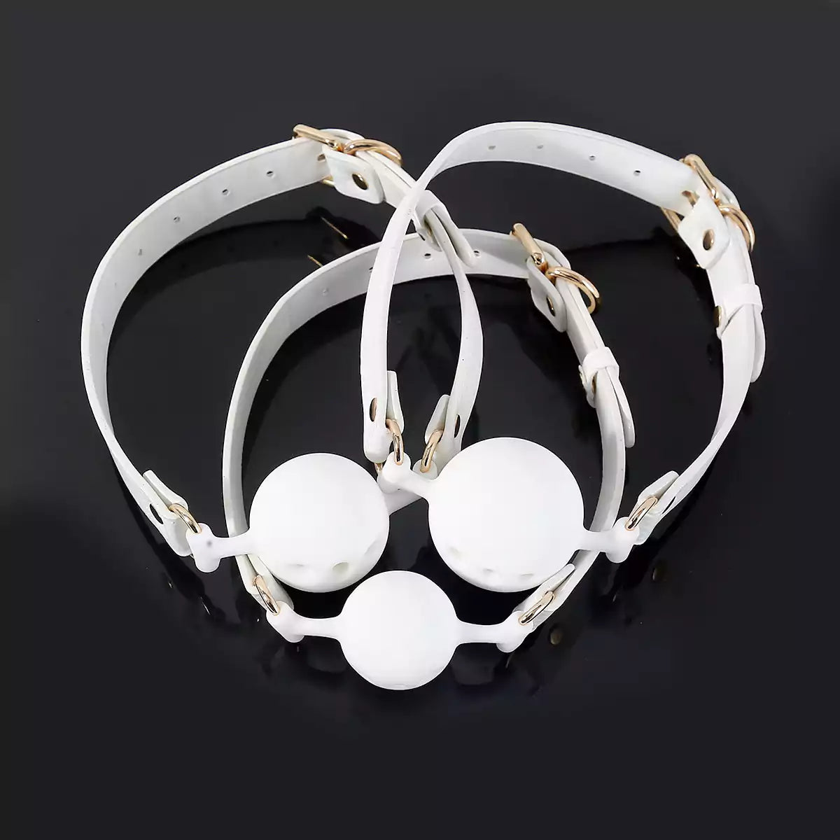White Silicone Ball Gag