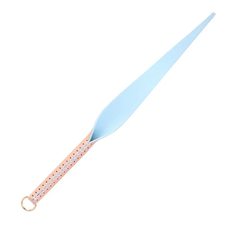 Willow Leaf Leather Spanking Paddle