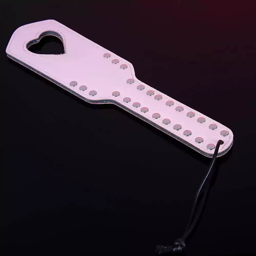 Pink Heart Cutout Spanking Paddle