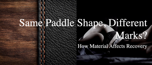 Same Paddle Shape, Different Marks? How Material Affects Recovery