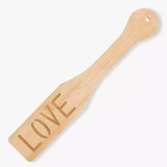 Engraved Bamboo Spanking Paddle