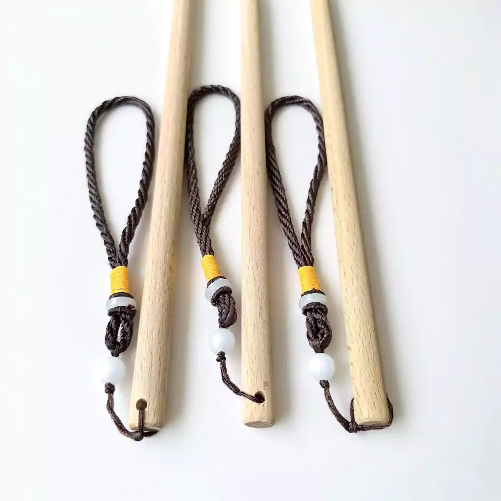 Beechwood Round Discipline Rod