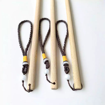 Beechwood Round Discipline Rod