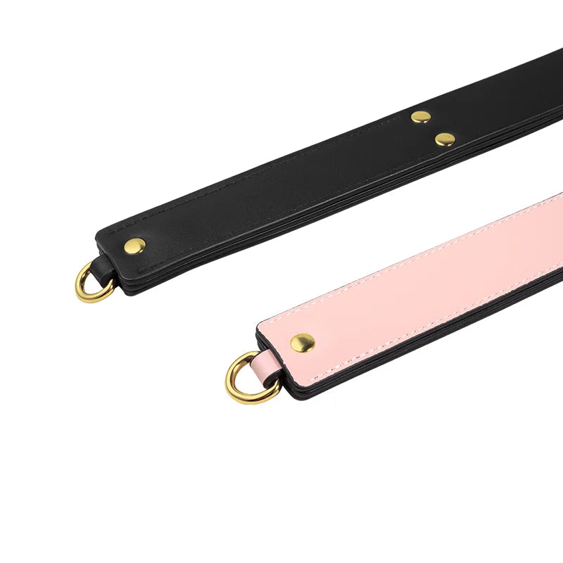 Spanking Paddles in Black & Pink Color Blocking