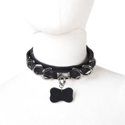 Bone Punk BDSM Collars for Advanced Players