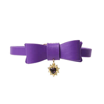 Bowtie Gem BDSM Collars for Romantic Play