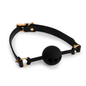 Silicone and Leather BDSM Ball Gags