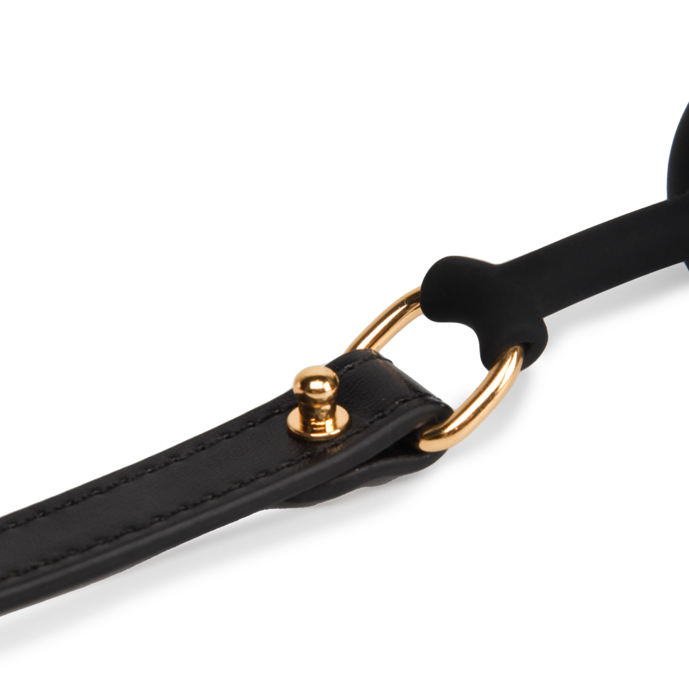Silicone and Leather BDSM Ball Gags