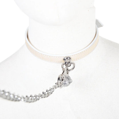 BDSM Collars in Crocodile Print for Couples