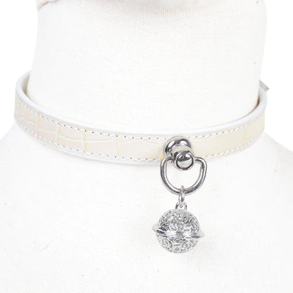 BDSM Collars in Crocodile Print for Couples