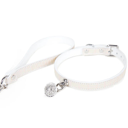 BDSM Collars in Crocodile Print for Couples