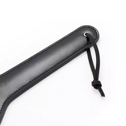 Classic Black Leather Spanking Paddle