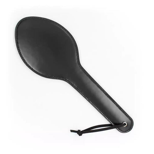 Classic Black Leather Spanking Paddle