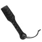 Diamond Pattern Leather Spanking Paddle