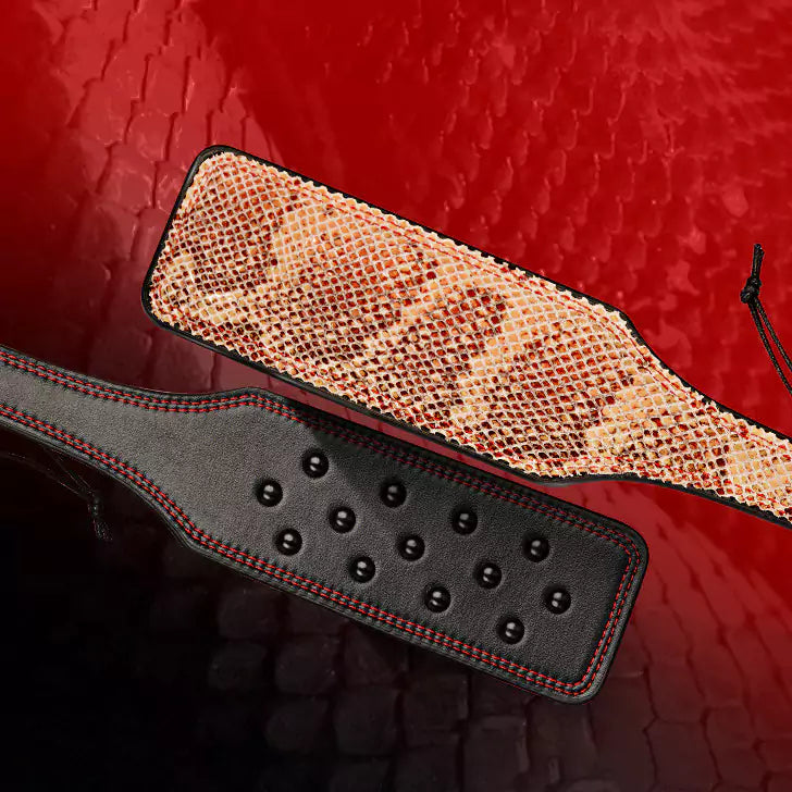 Dual-Color Snake Pattern Hand Spanker