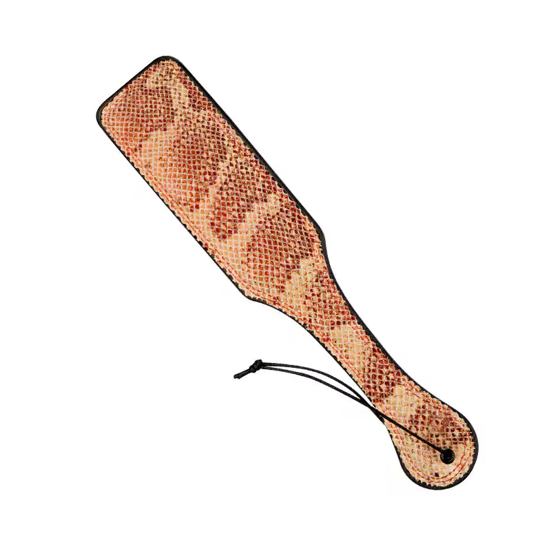 Dual-Color Snake Pattern Hand Spanker