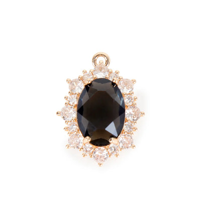 Elegant Gem Pendant Leather BDSM Collars