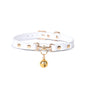 Gold Bell BDSM Collars for Elegant Play